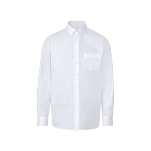 NOBEL LEAGUE® Pánska business košeľa biela, dlhá  (45)