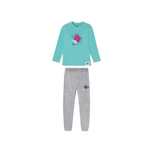DUMM Dievčenské pyžamo s biobavlnou (134/140, fialová)