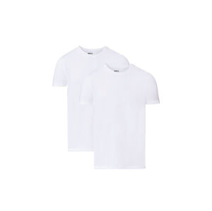 MEXX Pánske spodné tričko Regular Fit, 2 kusy (XXL, biela/okrúhly výstrih)