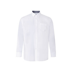 NOBEL LEAGUE® Pánska biela bavlnená košeľa „Regular Fit“ XXL (47)