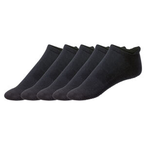 CRIVIT® Pánske športové ponožky, 5 párov (43/44, čierna)