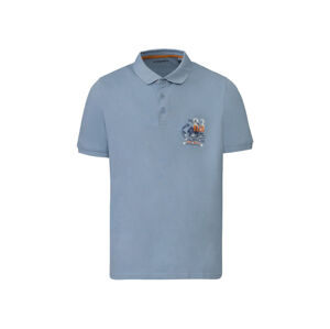 LIVERGY® Pánske polo tričko  "Regular Fit" (M (48/50), modrá)
