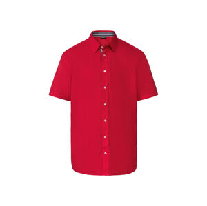 LIVERGY® Pánska košeľa „Modern Fit“ (M (39/40), červená)