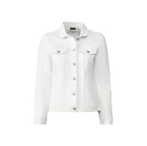 ESMARA® Dámska rifľová bunda (34, biela)