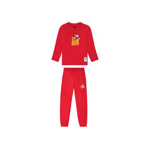 DUMM Chlapčenské pyžamo z biobavlny (98/104, červená)