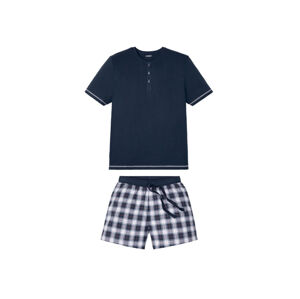 LIVERGY® Pánske krátke pyžamo  (S (44/46), námornícka modrá)