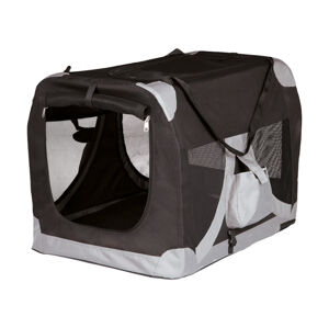 Jollypaw Prepravná taška, čierna/sivá (S – M: 50 x 50 x 70 cm)