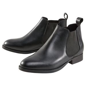 ESMARA® Dámska kožená obuv (40, čierna)