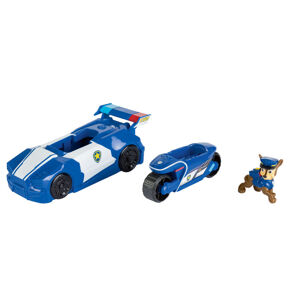 Paw Patrol Mini policajné auto 2 v 1 s motorkou z filmu Labková patrola