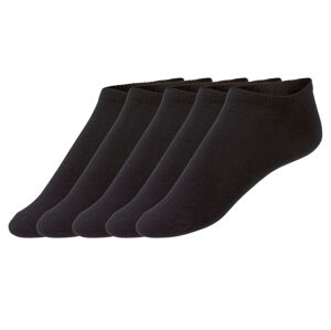 ESMARA® Dámske členkové ponožky, 5 párov (35/38, čierna)