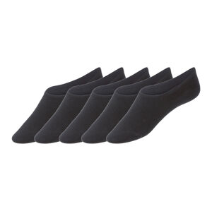 ESMARA® Dámske nízke ponožky, 5 párov  (35/38, čierna)