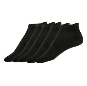 CRIVIT® Pánske nízke ponožky, 5 párov (45/46, čierna)