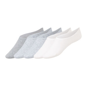 ESMARA® Dámske nízke ponožky, 5 párov  (39/42, biela / šedá)