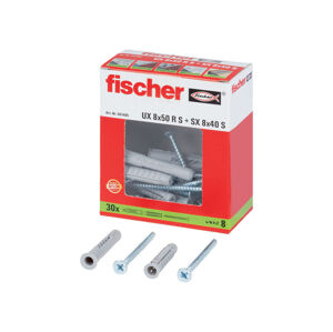 fischer Príchytky (UX 8x50 R + SX 8x40 + skrutky)