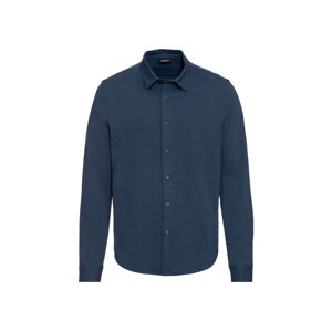 LIVERGY® Pánska džersejová košeľa (XL (56/58), námornícka modrá)
