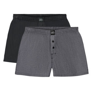 LIVERGY® Pánske boxerky, 2 kusy (M, čierna)