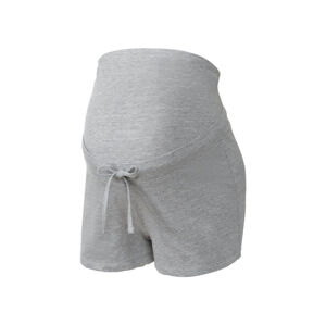 ESMARA® Dámske tehotenské šortky (XL (48/50), šedá)