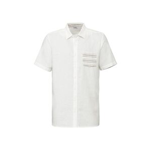 LIVERGY® Pánska ľanová košeľa „Regular fit“ (M (39/40), biela)