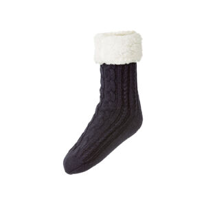 LIVERGY® Pánske domáce ponožky  (39/42, námornícka modrá)