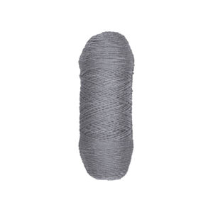 CRELANDO® Efektná priadza na pletenie Nicole 200 g (šedá)