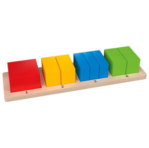 PLAYTIVE® Drevené puzzle Montessori (štvorec)