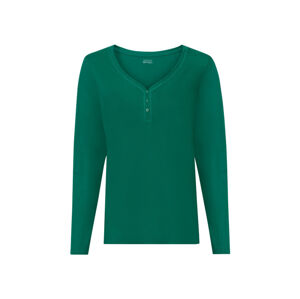 ESMARA® Dámske tričko s dlhým rukávom (S (36/38), zelená)