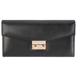 ESMARA® Dámska kožená peňaženka (čierna )