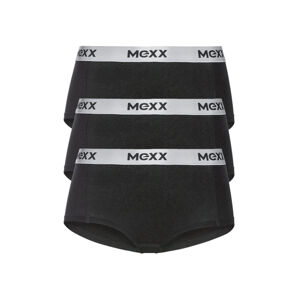 MEXX Dámske nohavičky, 3 kusy  (S, čierna)