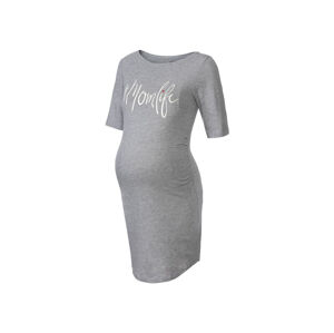 ESMARA® Dámska tehotenská nočná košeľa  BIO (XS (32/34), šedá)