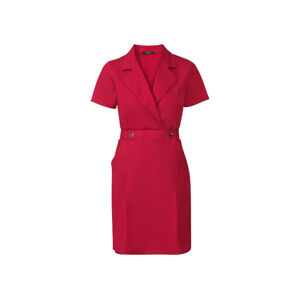 ESMARA® Dámske krátke šaty  (34, červená)