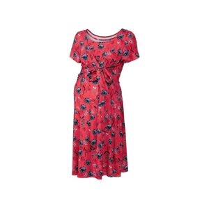 ESMARA® Dámske tehotenské šaty (XS (32/34), červená / s potlačou)