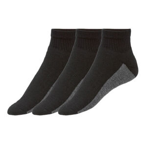 PARKSIDE® Pánske pracovné ponožky, 3 páry (43/46, čierna)