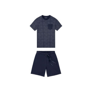 LIVERGY® Pánske letné pyžamo  (S (44/46), vzor / námornícka modrá)