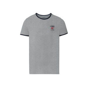 LIVERGY® Pánske bavlnené tričko  (S (44/46), šedá)