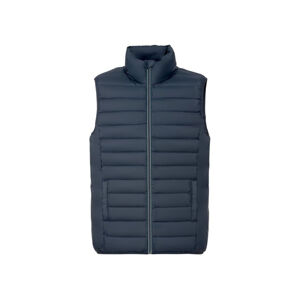 LIVERGY® Pánska prešívaná vesta z recyklovaného materiálu (M (48/50), námornícka modrá)