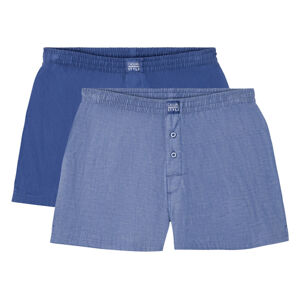 LIVERGY® Pánske boxerky, 2 kusy (XL, modrá)