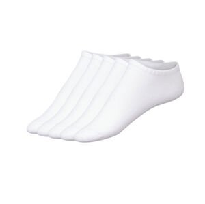 ESMARA® Dámske ponožky s bavlnou, 5 párov (39/42, biela)
