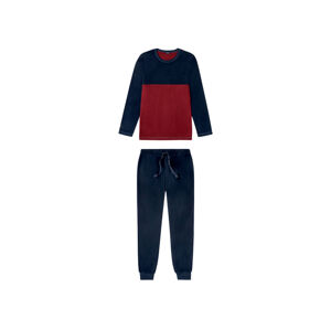 LIVERGY® Pánske pyžamo (XL (56/58), navy modrá/červená)