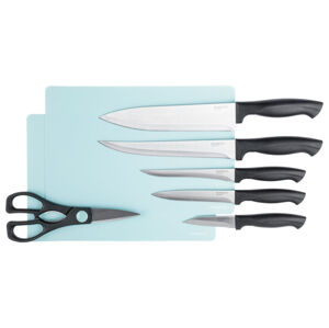 ERNESTO® Súprava nožov, 7-dielna (s nožnicami)