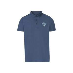 LIVERGY® Pánske polo tričko „Slim Fit“ BIO (S (44/46), modrá)