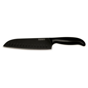 ERNESTO Kuchynský nôž, čierny (nôž Santoku )