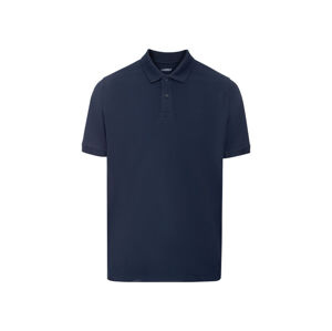 LIVERGY® Pánske polo tričko BIO "Regular Fit" (S (44/46), námornícka modrá)