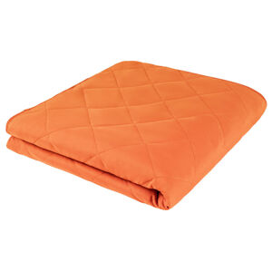 LIVARNO home Prikrývka na posteľ, 200 x 200 cm (oranžová)