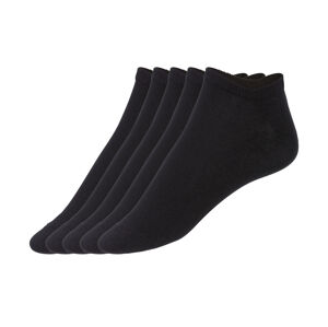 esmara® Dámske členkové ponožky, 5 párov (39/42, čierna)