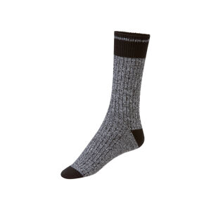 LIVERGY Pánske ponožky (43/46, čierna)