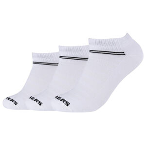 Skechers Dámske/pánske ponožky, 3 páry (43/46, biela, členkové)