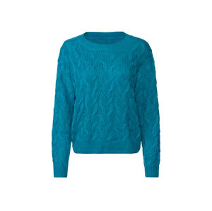 esmara® Dámsky pletený pulóver (L (44/46), modrá)