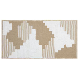 LIVARNO home Bavlnený koberec, 80 x 150 cm (béžová)