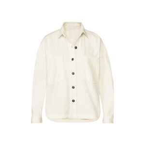 esmara® Dámska rifľová košeľová bunda (48, biela)