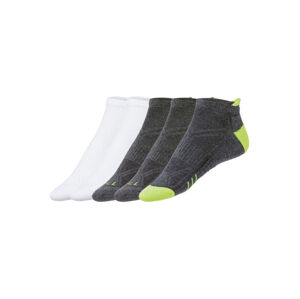 crivit Pánske členkové ponožky Sport Coolmax, 5 párov (45/46, biela/sivá)